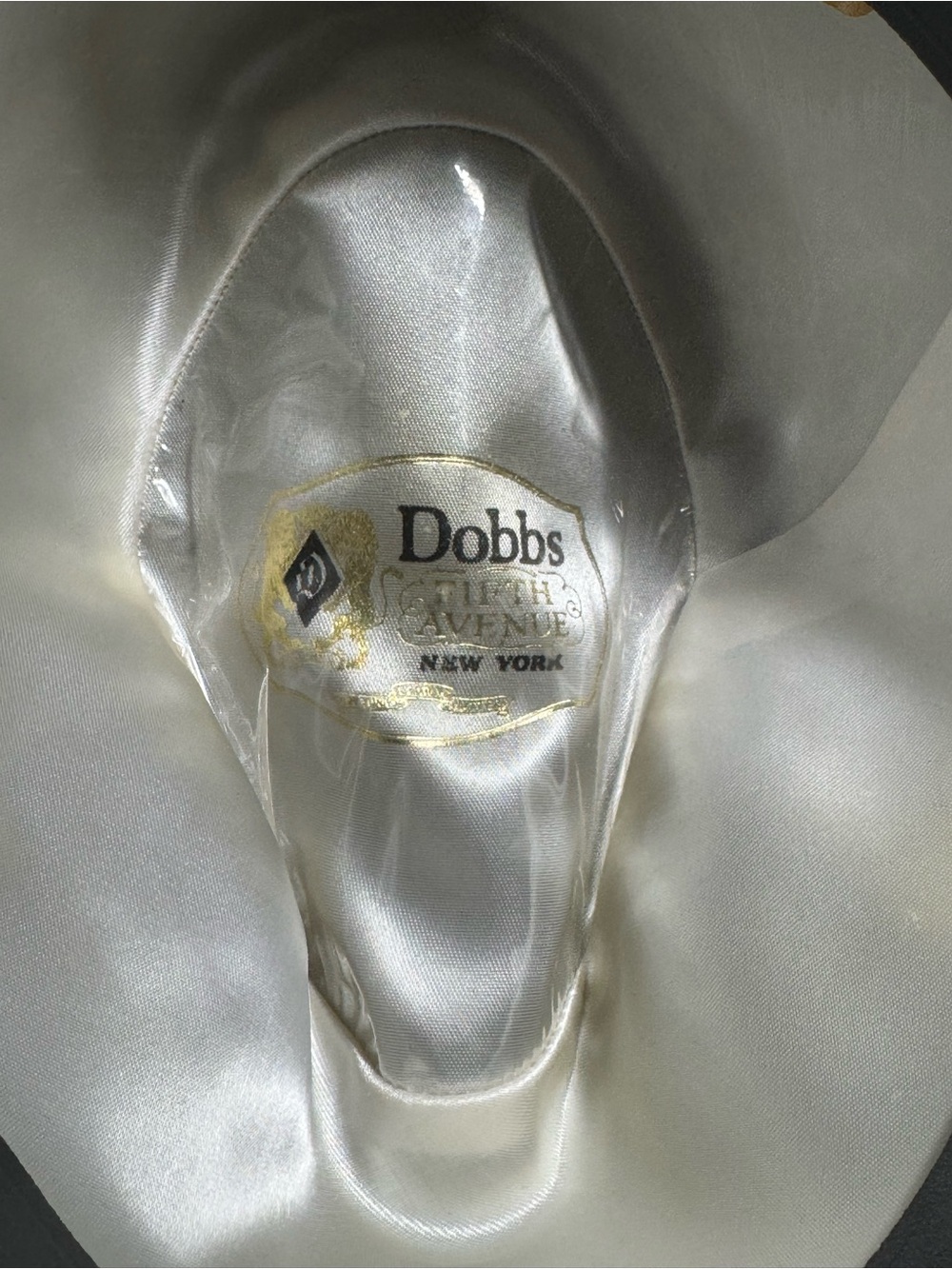Vintage Dobbs 5th Avenue New York Midnight Blue Fedora Hat Velvet Felt w/Box - Picture 9 of 15